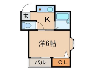 兼山マンションの物件間取画像